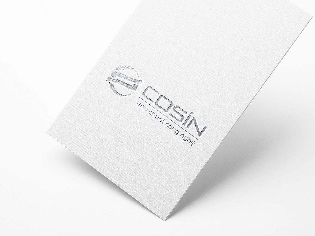 COSIN - Thiết kế logo nhận diện thương hiệu công nghệ Cosin