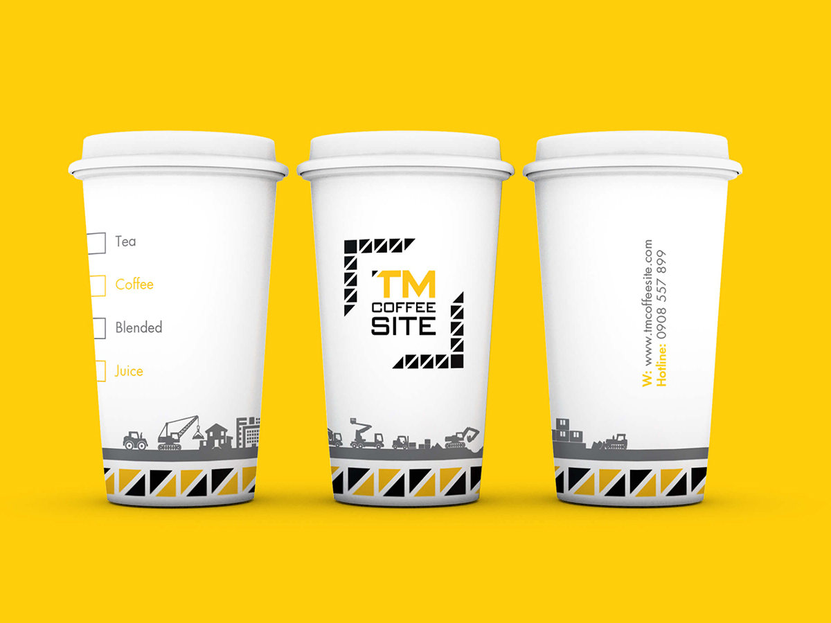 TM COFFEE SITE - Thiết kế logo và bộ nhận diện chuỗi cafe TM Coffee Site