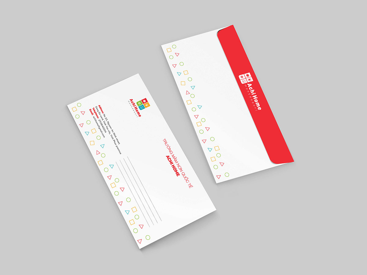 ACHI HOME - Xây dựng nhận diện thương hiệu trường mầm non Montestori