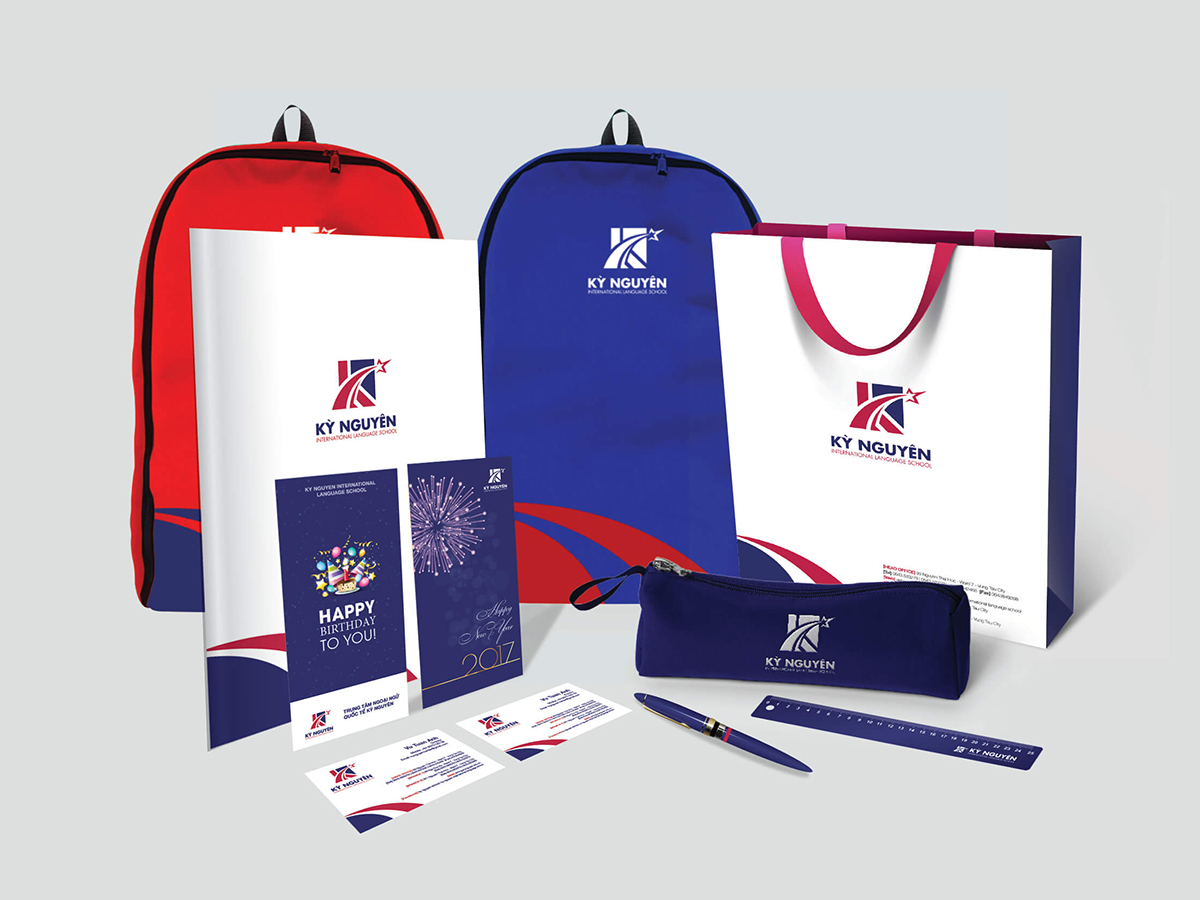 KỲ NGUYÊN - Thiết kế logo và nhận diện thương hiệu Anh Ngữ Kỳ Nguyên