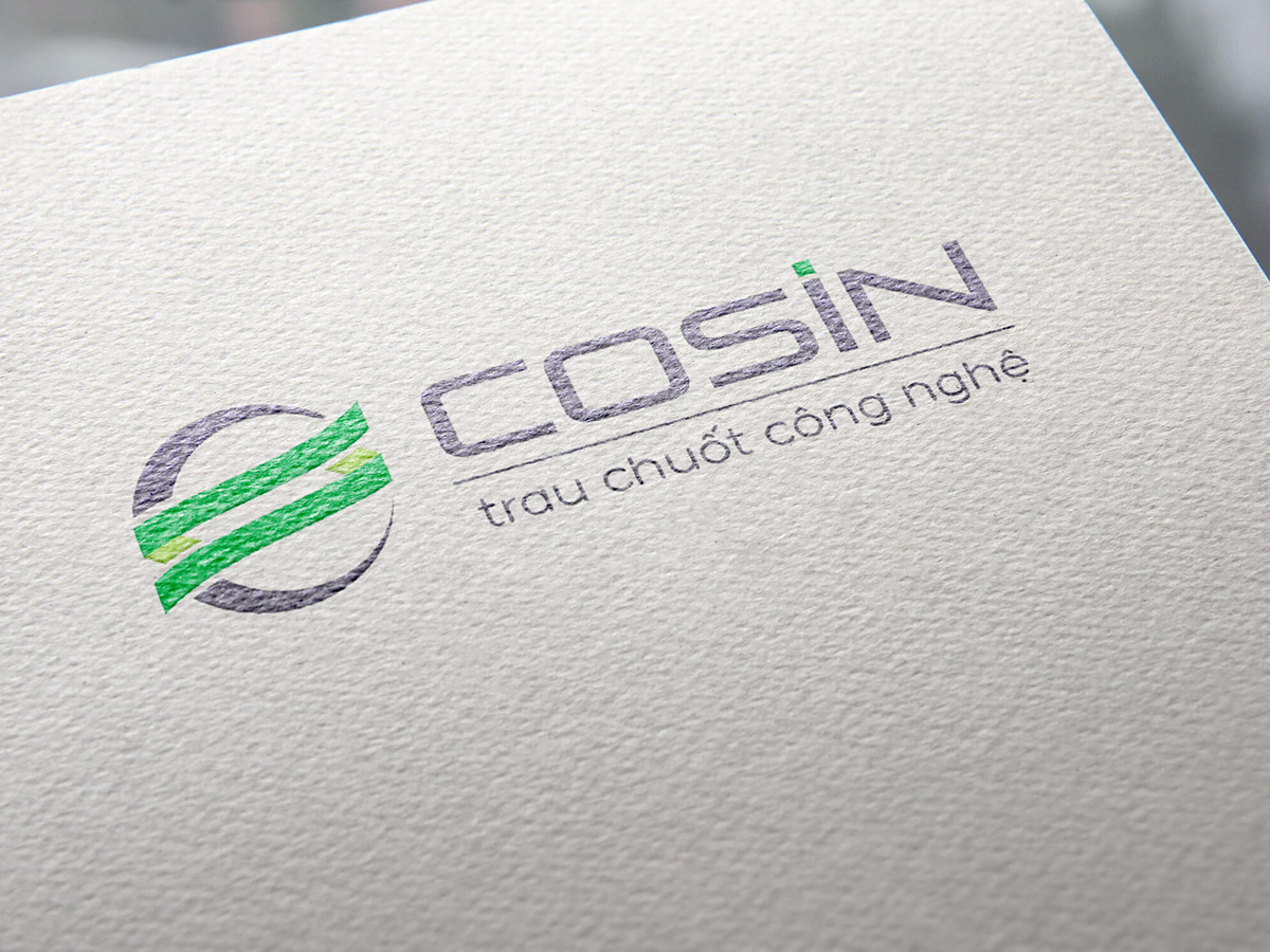 COSIN - Thiết kế logo nhận diện thương hiệu công nghệ Cosin