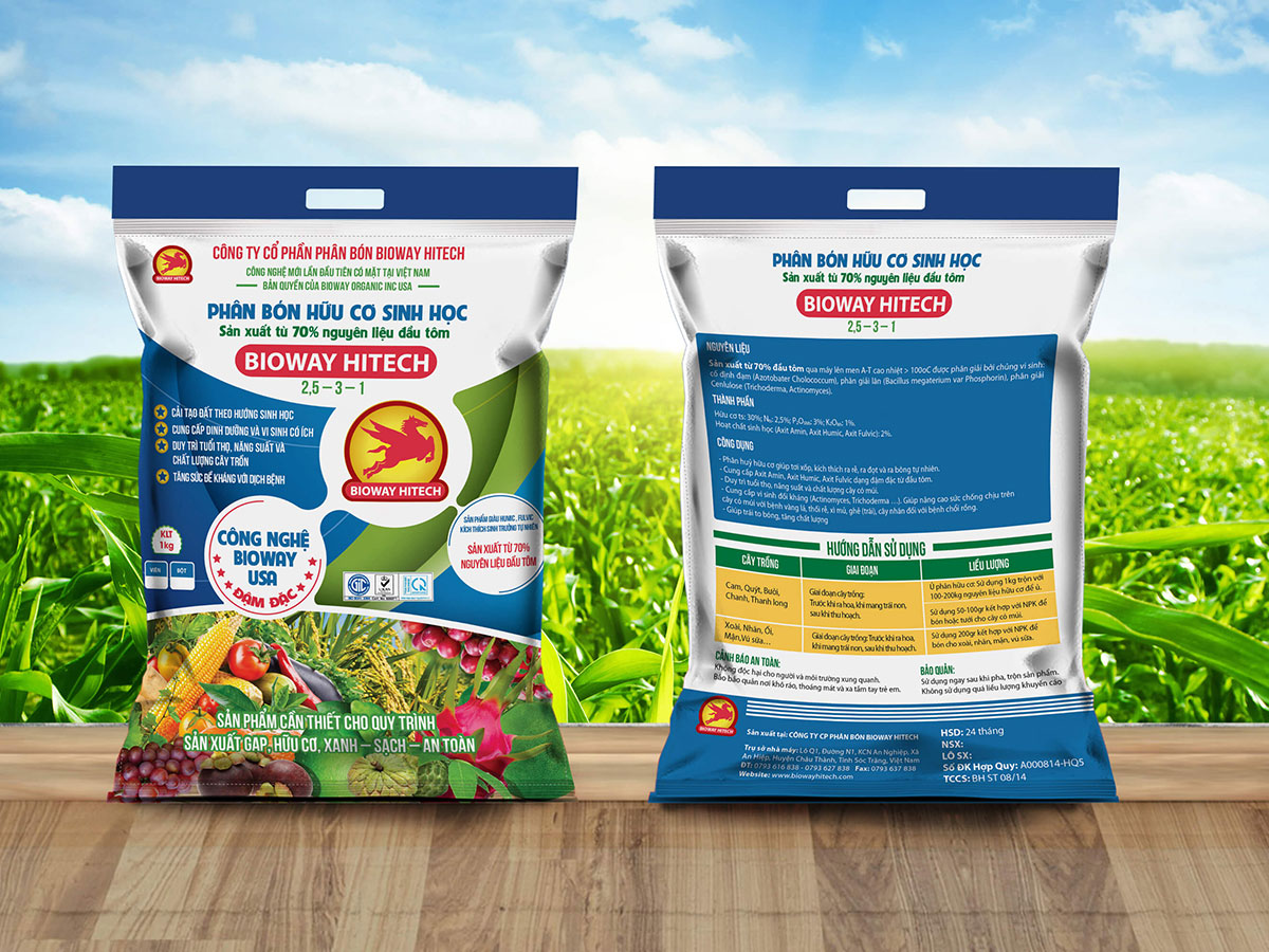 BIOWAY - Thiết kế bao bì sản phẩm và bộ sales kit Bioway