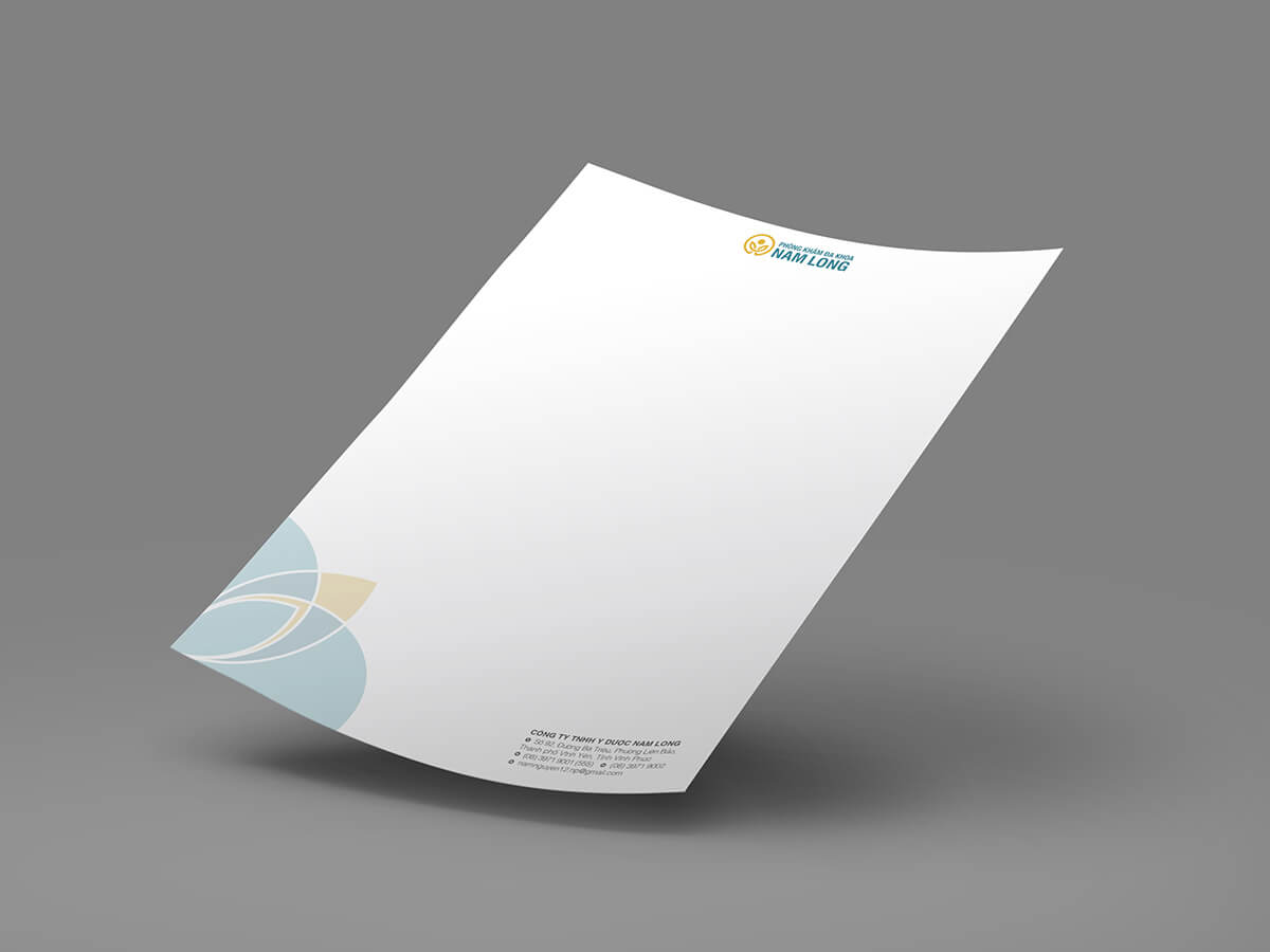 Y DƯỢC NAM LONG - Thiết kế logo và bộ ứng dụng thương hiệu Y Dược Nam Long