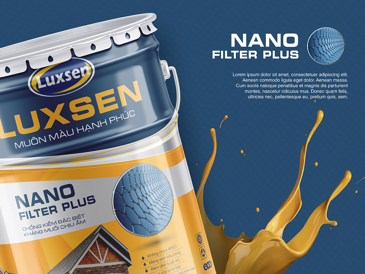 LUXSEN - Thiết kế bao bì, biển bảng sơn Luxsen