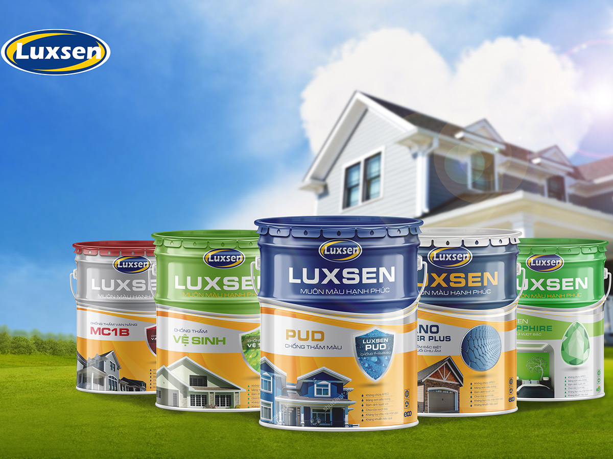 LUXSEN - Thiết kế bao bì, biển bảng sơn Luxsen