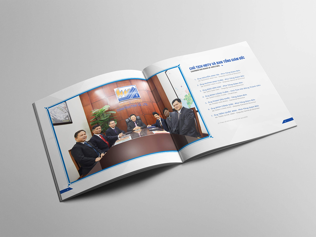 HÙNG VƯƠNG - Thiết kế profile song ngữ HÙNG VƯƠNG