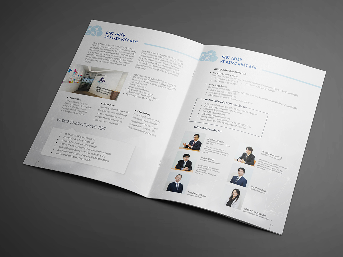 KEIZU - Thiết kế profile công ty KEIZU