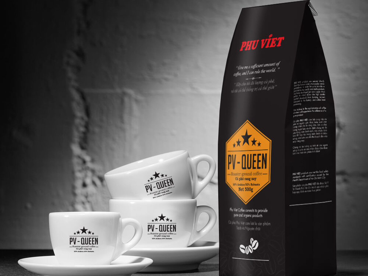 PHÚ VIỆT MIX - Thiết kế nhận diện thương hiệu Phú Việt