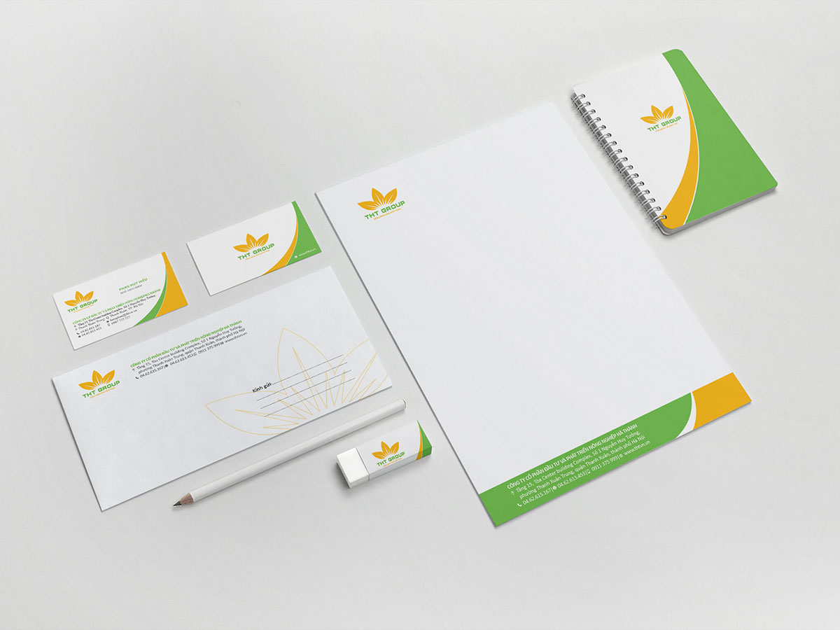 THT GROUP - Thiết kế bộ ứng dụng văn phòng công ty nông nghiệp Hà Thành