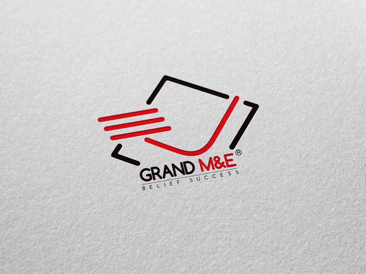 GRAND M&E - Thiết kế logo nhận diện thương hiệu cơ điện, xây dựng Grand