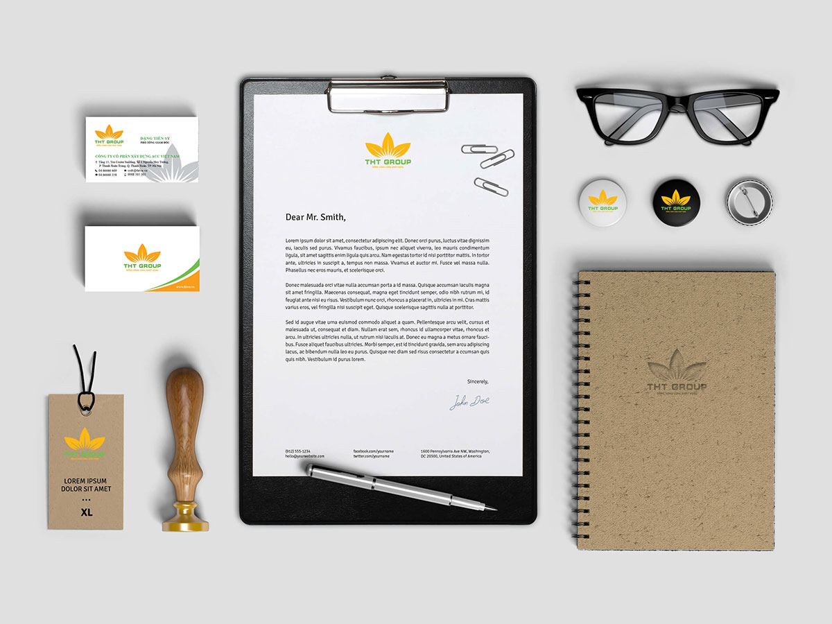 THT GROUP - Thiết kế bộ ứng dụng văn phòng công ty nông nghiệp Hà Thành