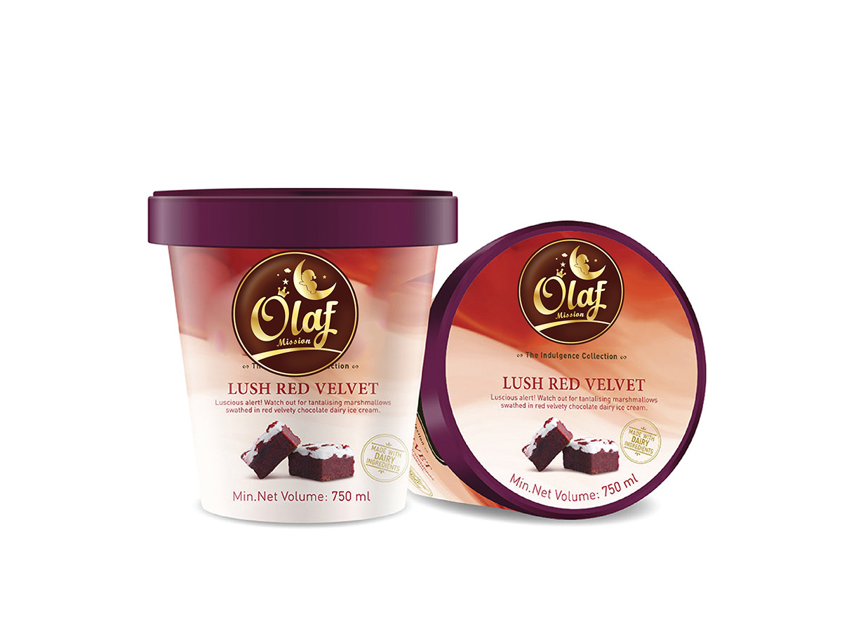 OLAF - Đặt tên thương hiệu và thiết kế logo kem tràng tiền OLAF