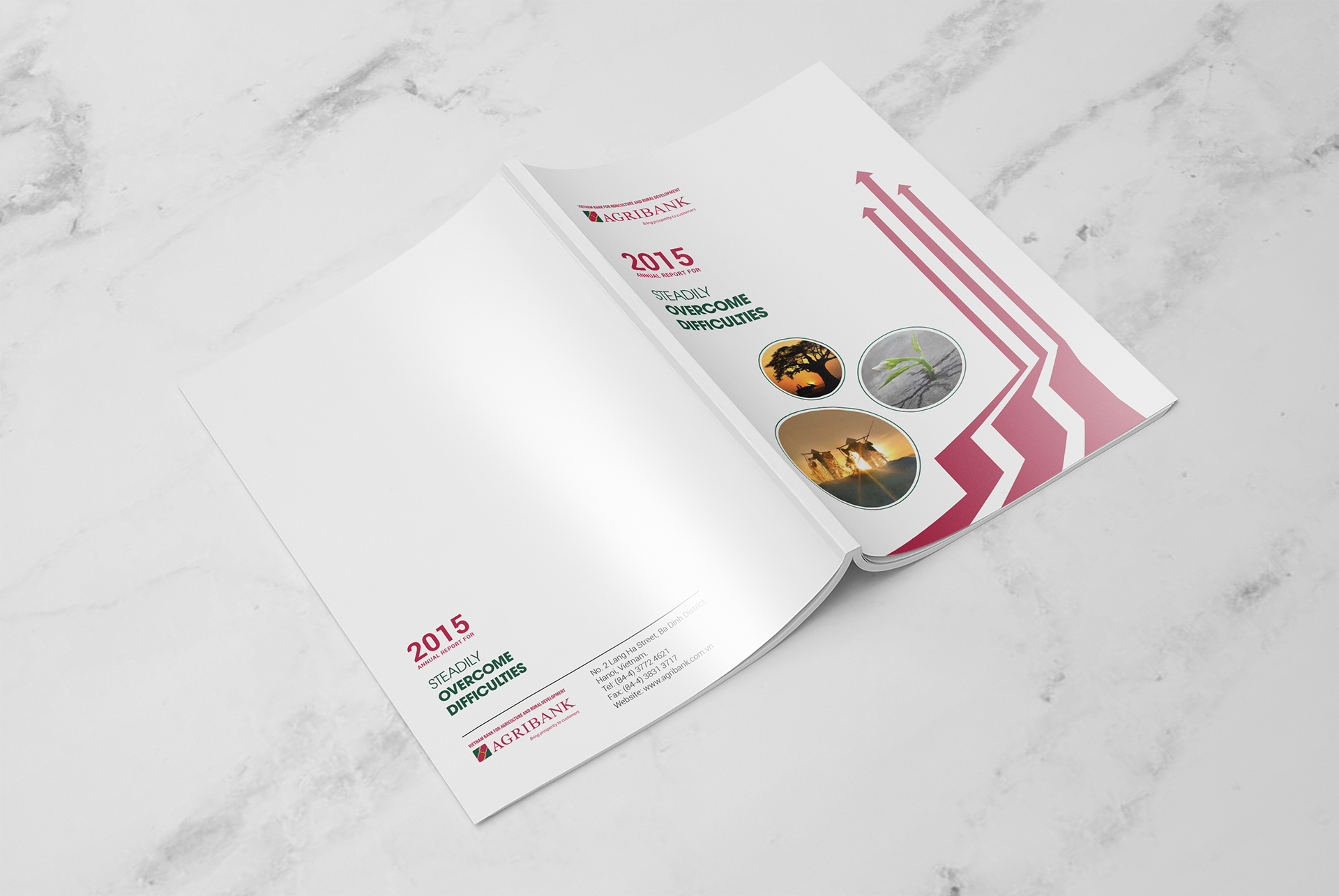 AGRIBANK - Thiết kế báo cáo thường niên cho ngân hàng Agribank