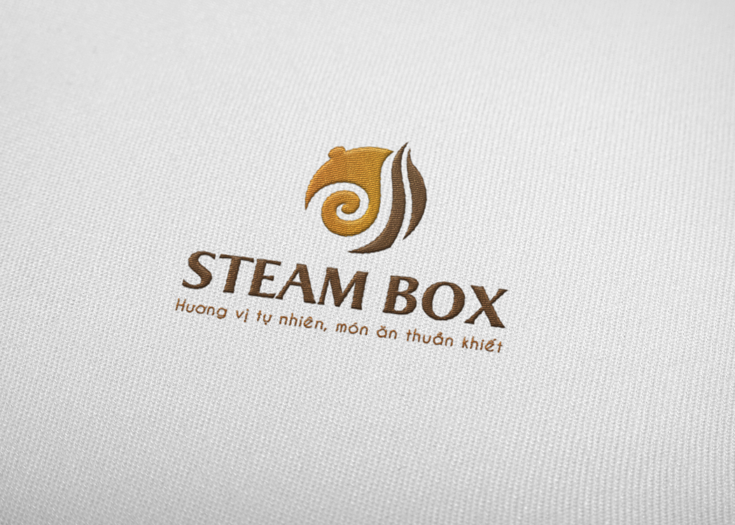 STEAM BOX - Thiết kế logo và nhận diện thương hiệu nhà hàng đồ hấp Steam Box