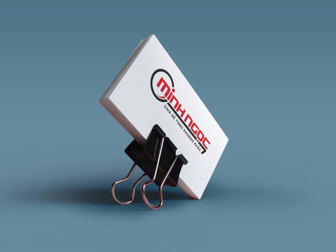 MINH NGỌC - Thiết kế logo và bộ nhận diện thương hiệu công ty xổ số kiến thiết Minh Ngọc