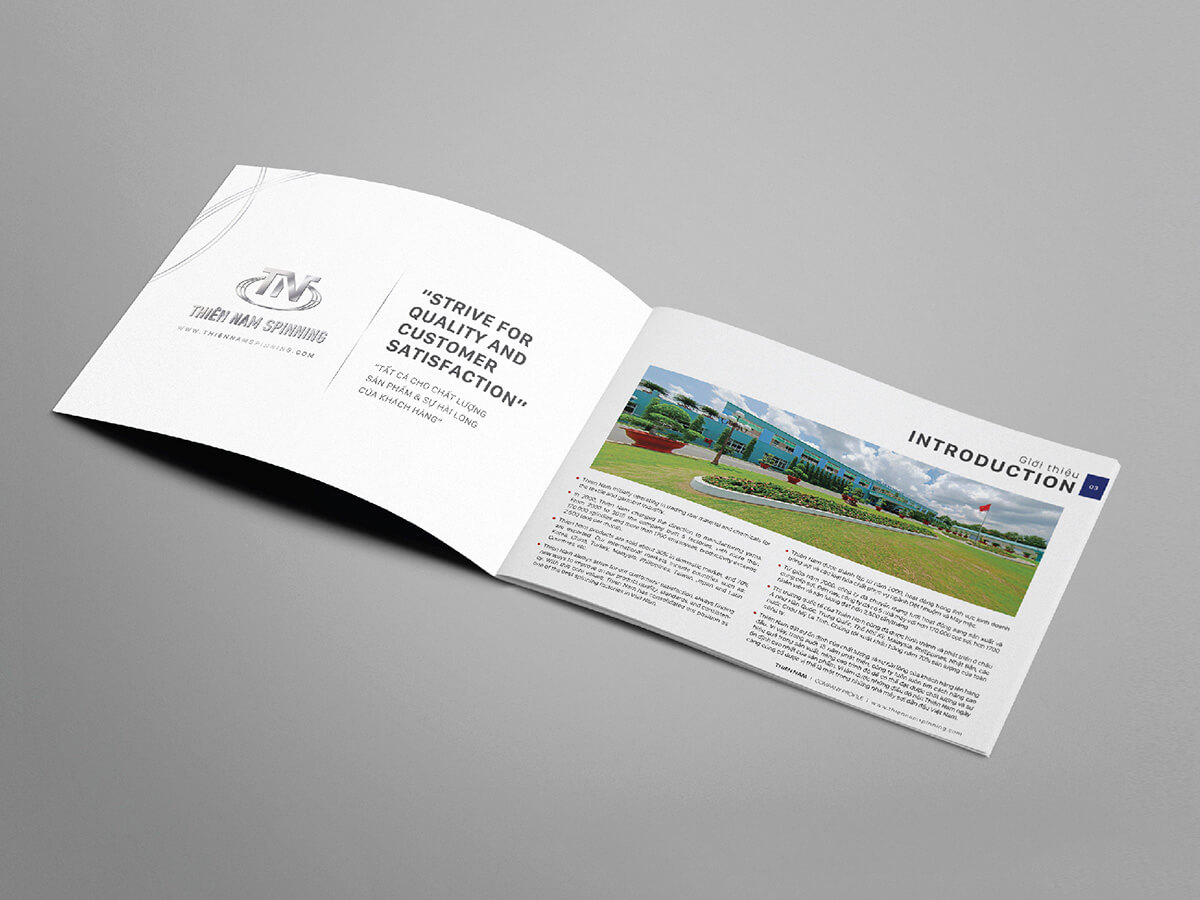 THIÊN NAM SPINNING - Thiết kế logo và hệ thống nhận diện thương hiệu Thiên Nam Spinning