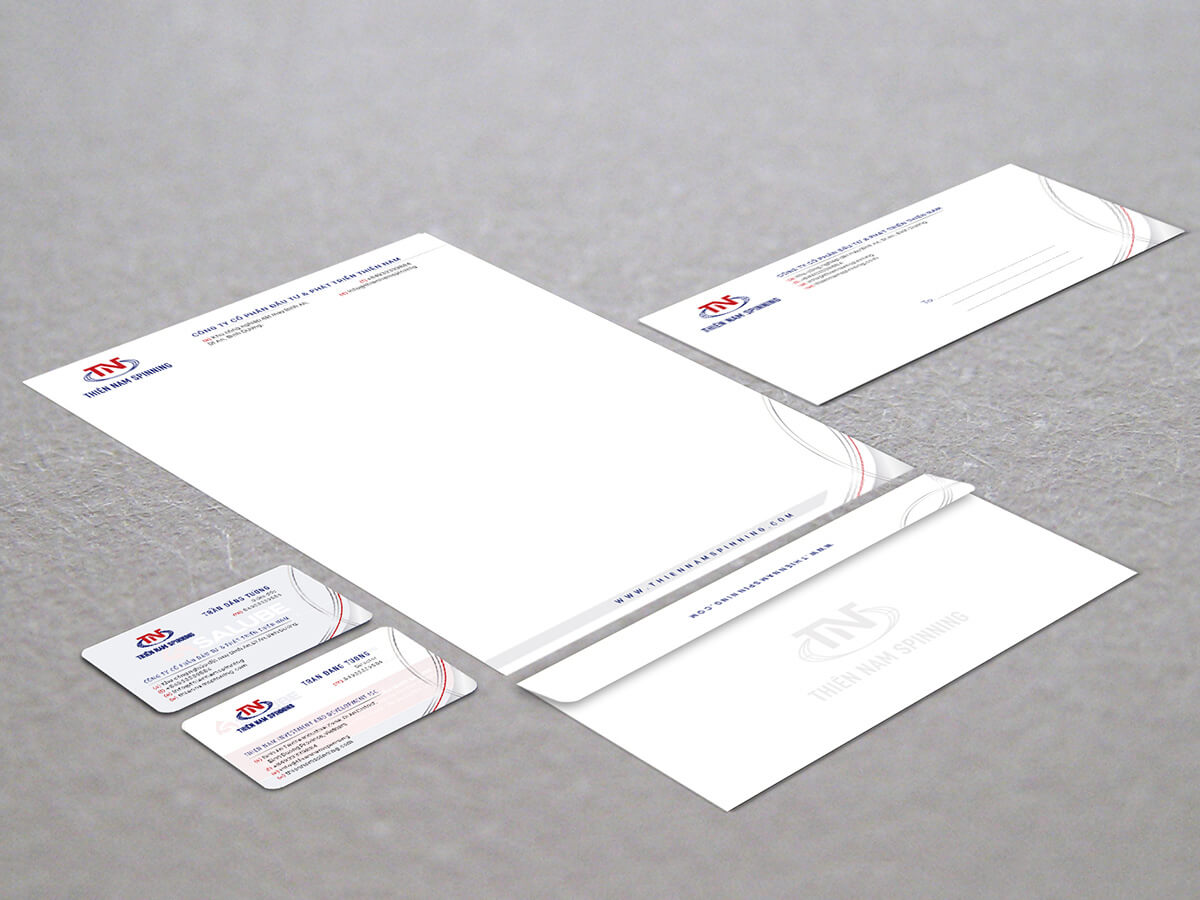 THIÊN NAM SPINNING - Thiết kế logo và hệ thống nhận diện thương hiệu Thiên Nam Spinning