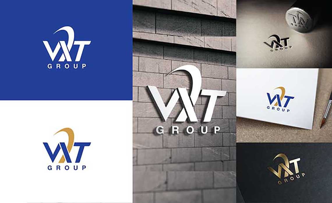 VXT - Thiết kế logo tập đoàn VXT