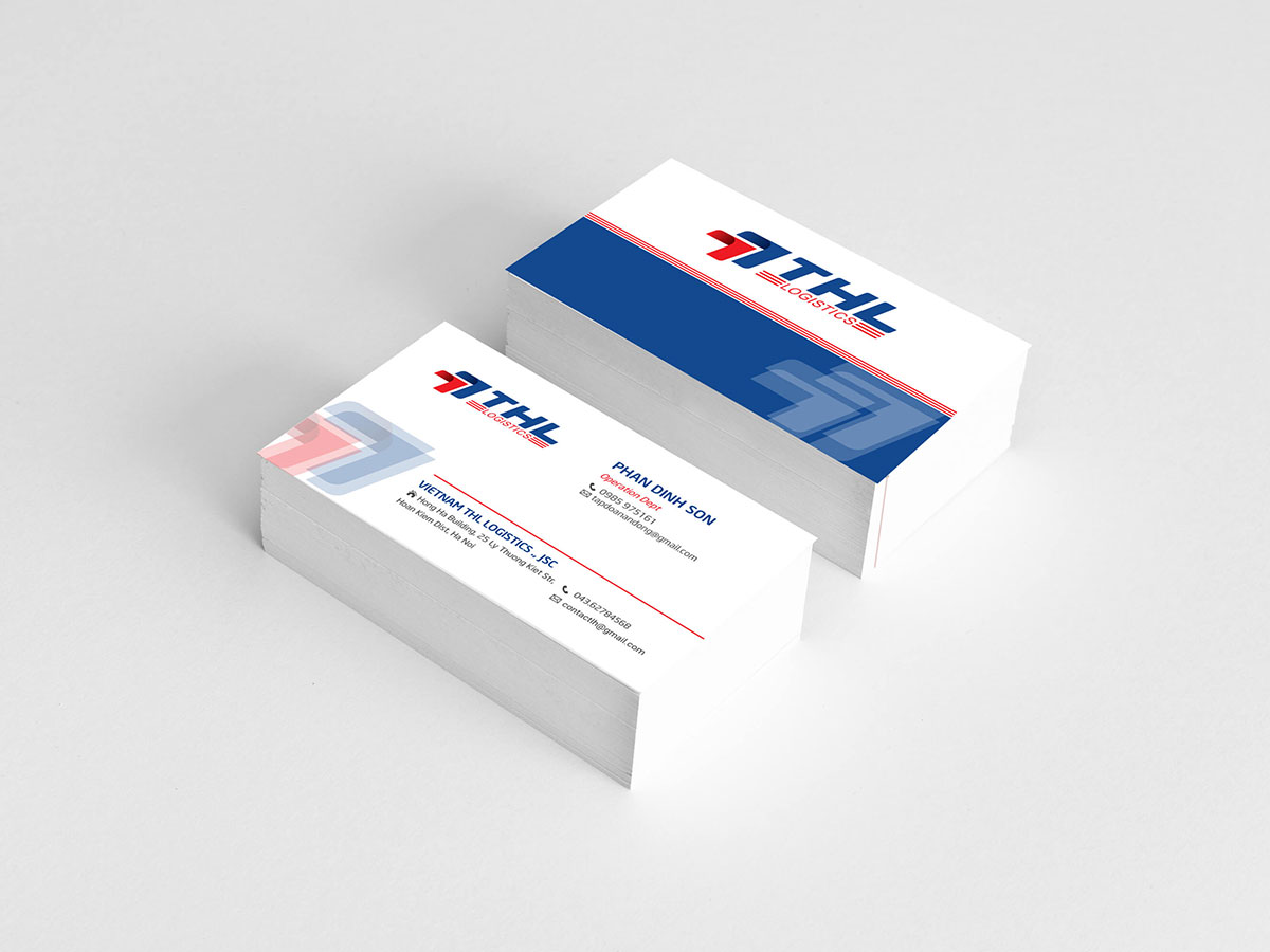 THL LOGICSTIC - Thiết kế logo và bộ nhận diện văn phòng THL Logicstic