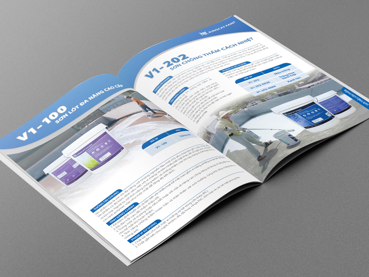 YULUNG PAINT - Thiết kế catalogue