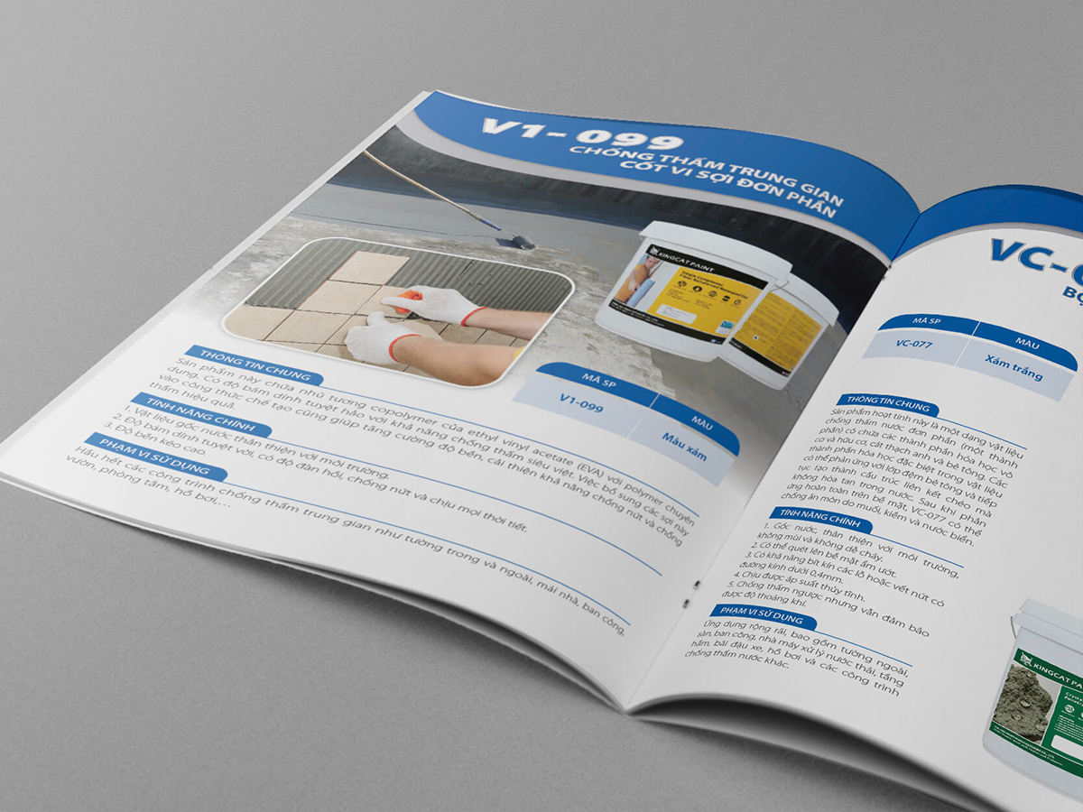 YULUNG PAINT - Thiết kế catalogue