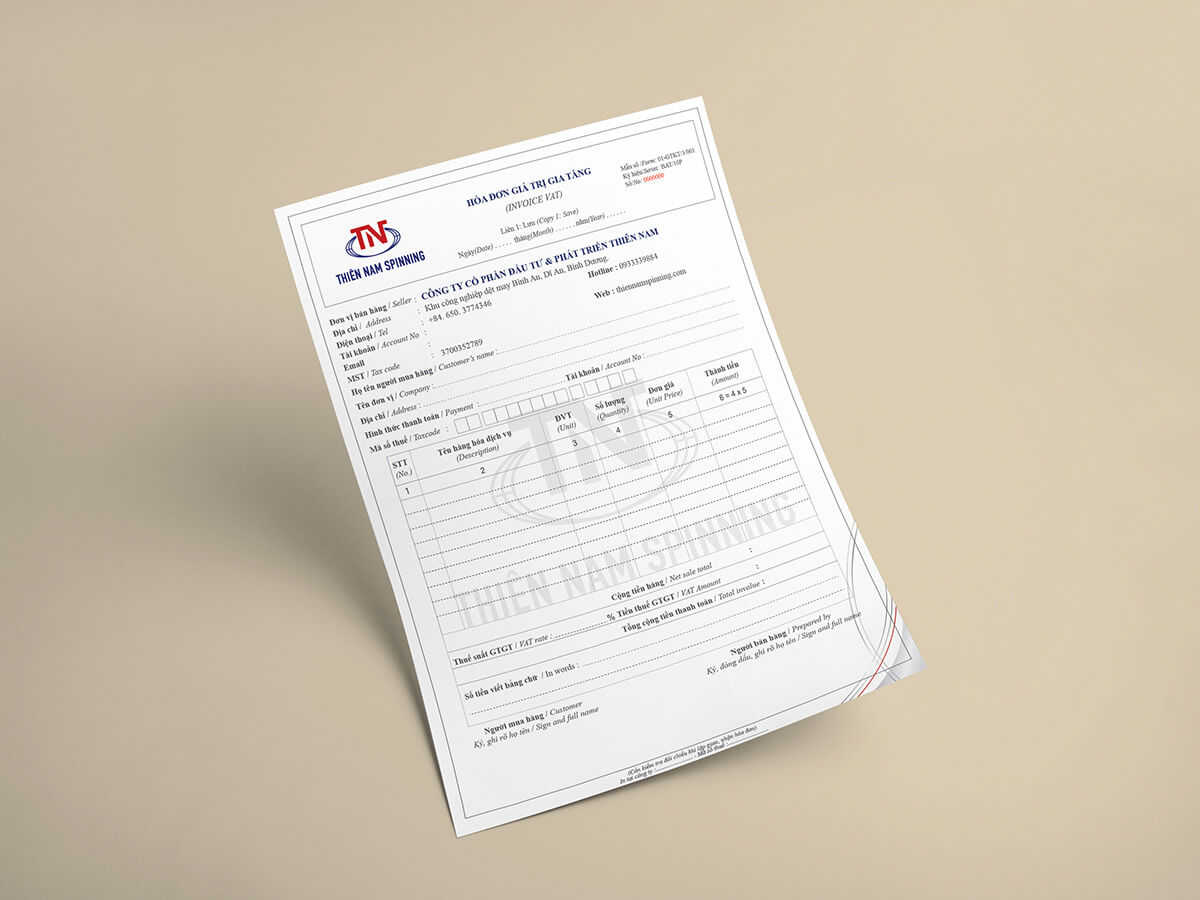 THIÊN NAM SPINNING - Thiết kế logo và hệ thống nhận diện thương hiệu Thiên Nam Spinning