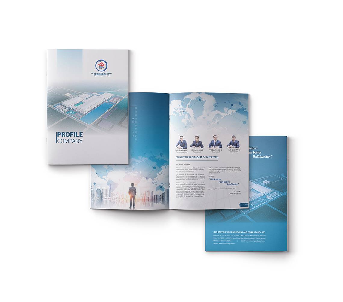 CDS - Thiết kế profile cho Công ty CP Tư vấn và Đầu tư xây dựng CDS
