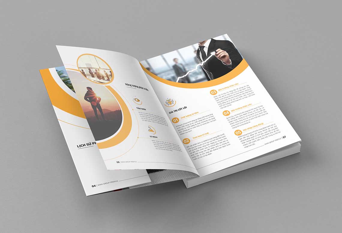 Mian Group - Thiết kế profile tập đoàn Minh Anh