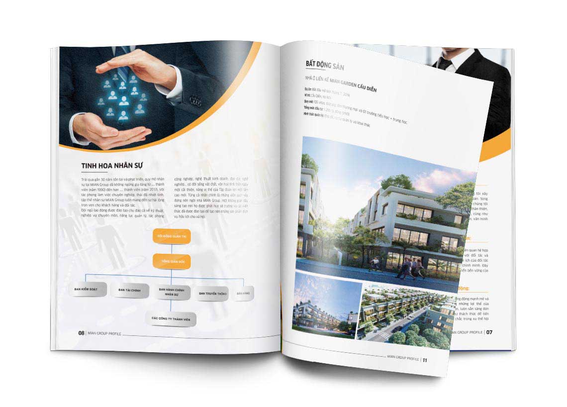Mian Group - Thiết kế profile tập đoàn Minh Anh