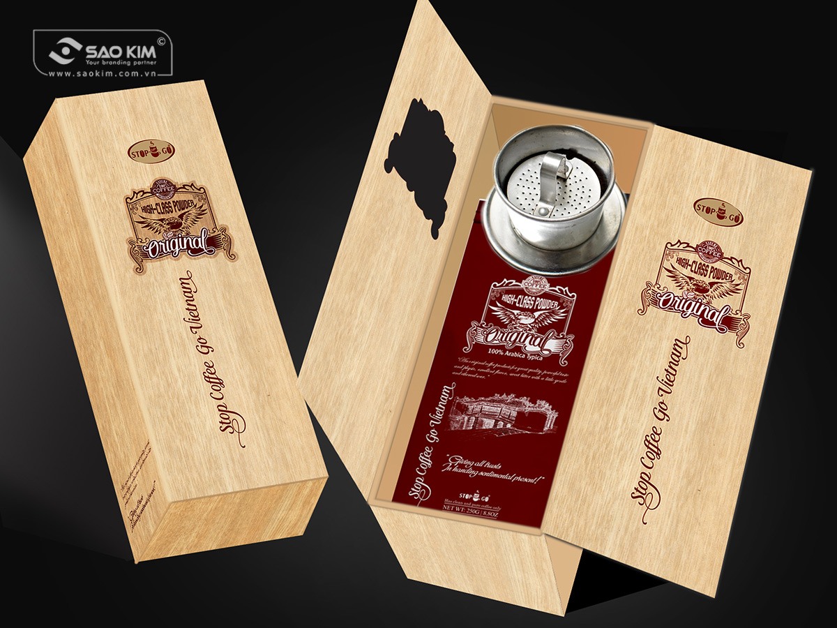 STOP COFFEE GO - Thiết kế bao bì sản phẩm cà phê cao cấp STOP COFFEE GO