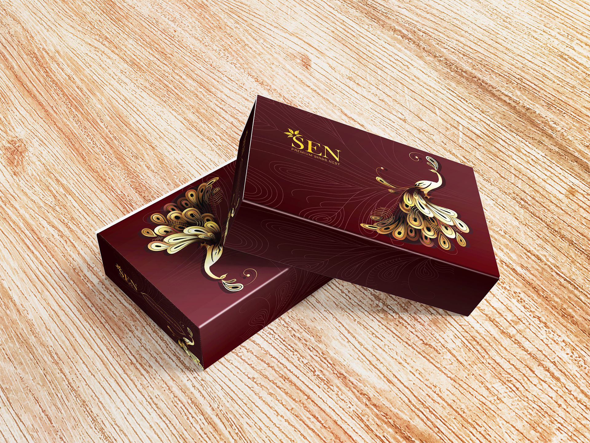 SEN PEARL & NEST - Thiết kế bộ bao bì nhãn mác sản phẩm yến chưng và tổ yến khô thương hiệu Sen Pearl & Nest