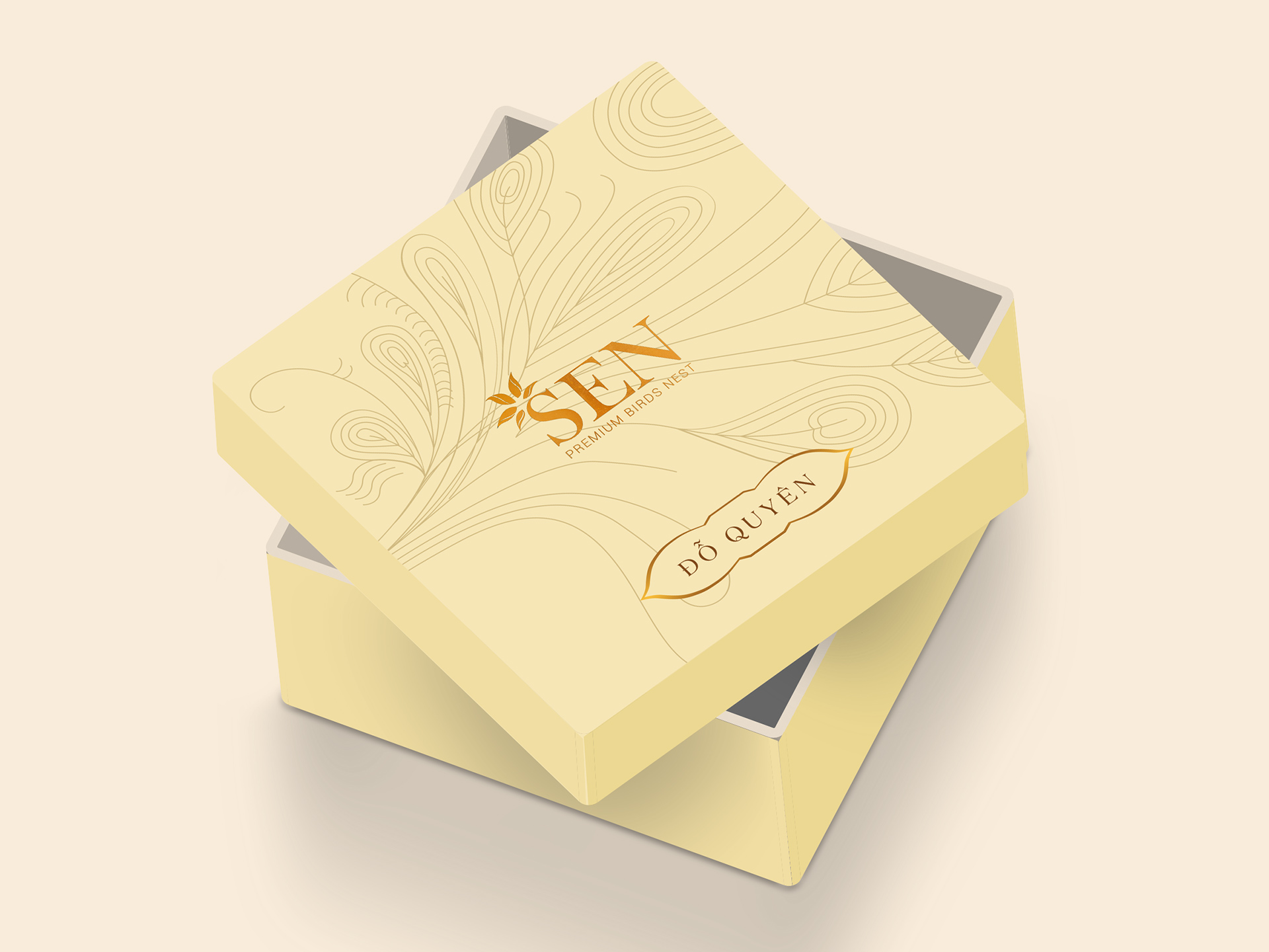 SEN PEARL & NEST - Thiết kế bộ bao bì nhãn mác sản phẩm yến chưng và tổ yến khô thương hiệu Sen Pearl & Nest