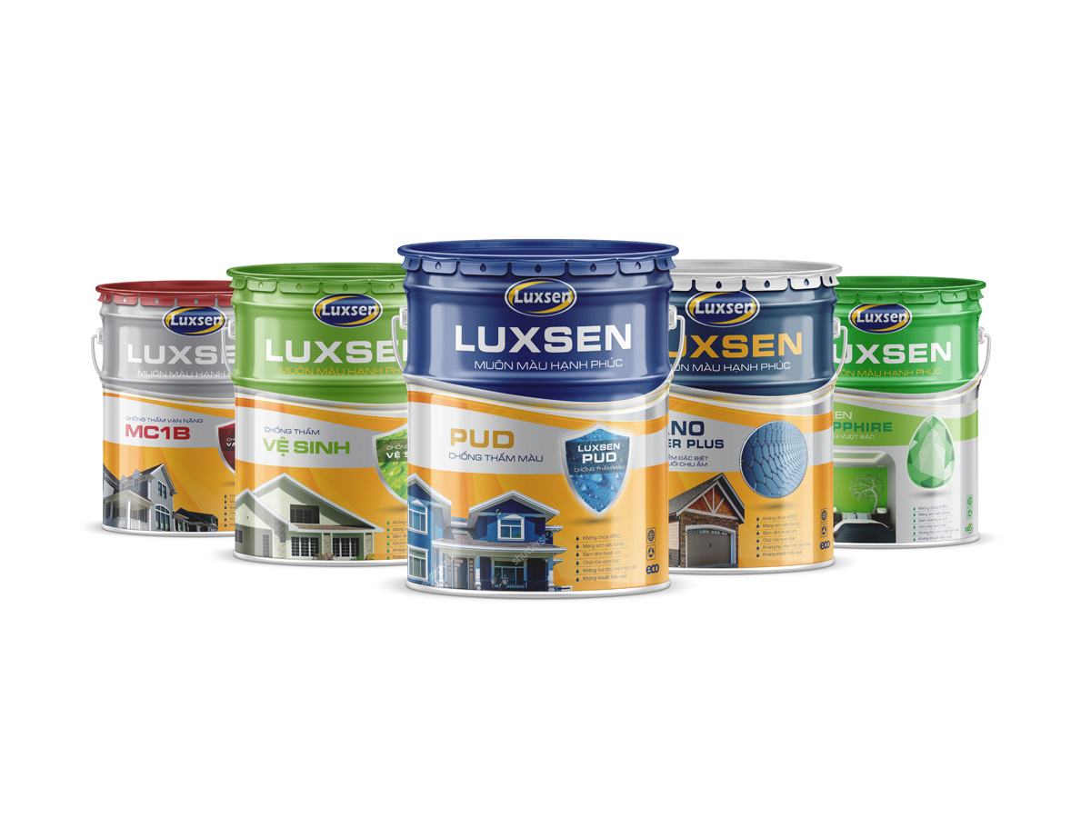 LUXSEN - Thiết kế bao bì, biển bảng sơn Luxsen