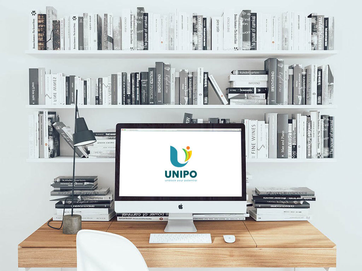 UNIPO - Đặt tên thương hiệu và thiết kế logo trung tâm Anh ngữ UNIPO
