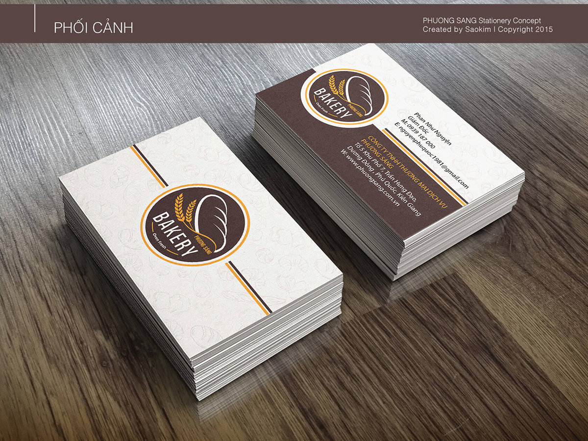 PHƯƠNG SÁNG - Thiết kế logo Phương Sáng Bakery