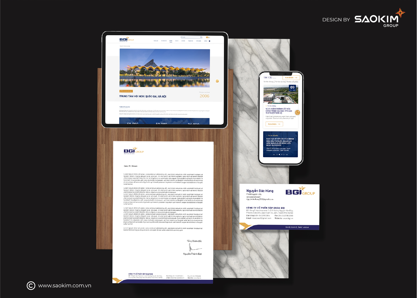 BGI - Design Website BGI Group