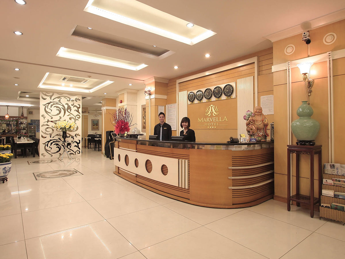 MARVELLA - Thiết kế logo khách sạn 4 sao Marvella