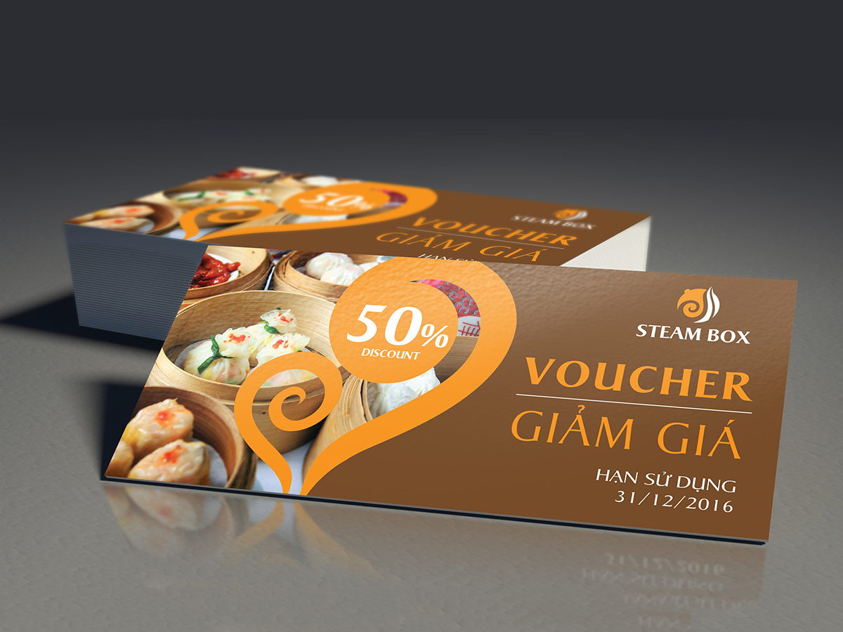 STEAM BOX - Thiết kế logo và nhận diện thương hiệu nhà hàng đồ hấp Steam Box
