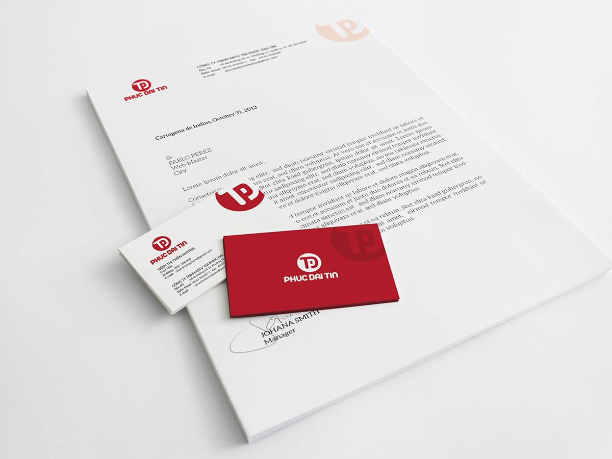 PHÚC ĐẠI TÍN - Thiết kế logo và bộ nhận diện công ty Phúc Đại Tín