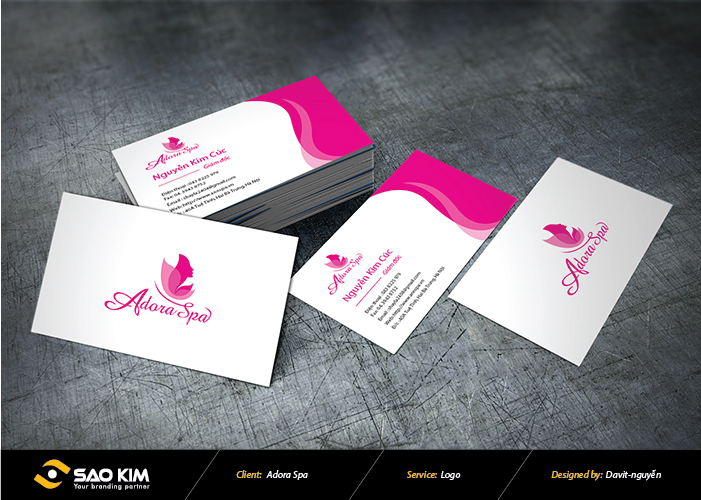 Adora spa - Thiết kế logo Adora spa