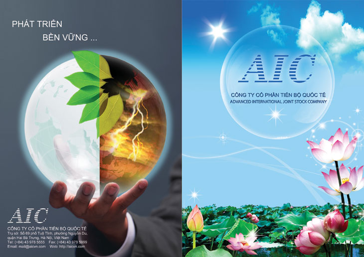 AIC - Thiết kế hồ sơ năng lực cho Công ty CP tiến bộ Quốc Tế (AIC)