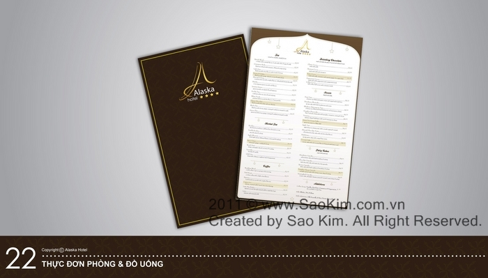 ALASKA HOTEL - Thiết kế nhận diện thương hiệu khách sạn 4* ALASKA HOTEL