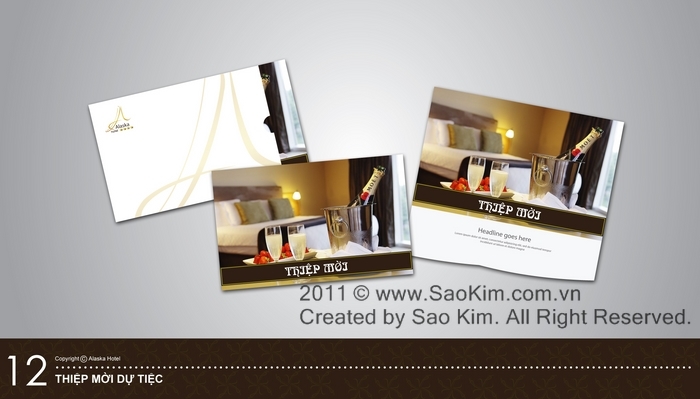 ALASKA HOTEL - Thiết kế nhận diện thương hiệu khách sạn 4* ALASKA HOTEL