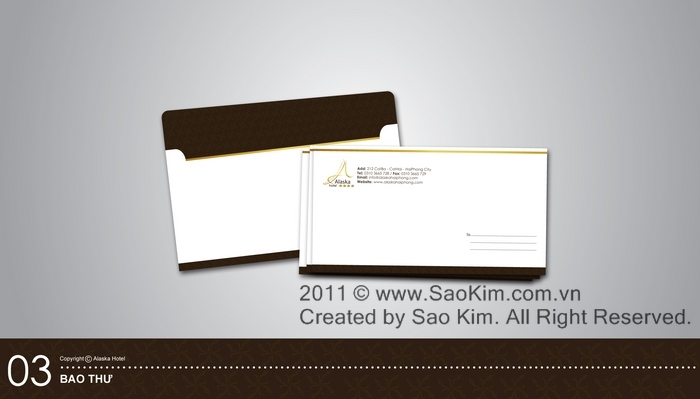 ALASKA HOTEL - Thiết kế nhận diện thương hiệu khách sạn 4* ALASKA HOTEL