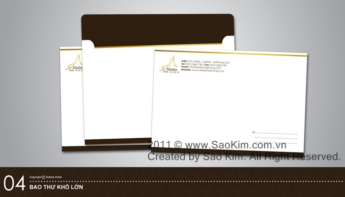 ALASKA HOTEL - Thiết kế nhận diện thương hiệu khách sạn 4* ALASKA HOTEL