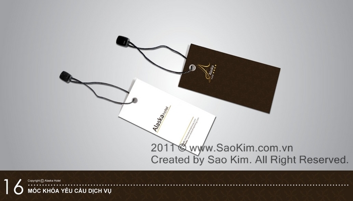 ALASKA HOTEL - Thiết kế nhận diện thương hiệu khách sạn 4* ALASKA HOTEL
