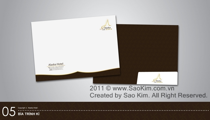 ALASKA HOTEL - Thiết kế nhận diện thương hiệu khách sạn 4* ALASKA HOTEL