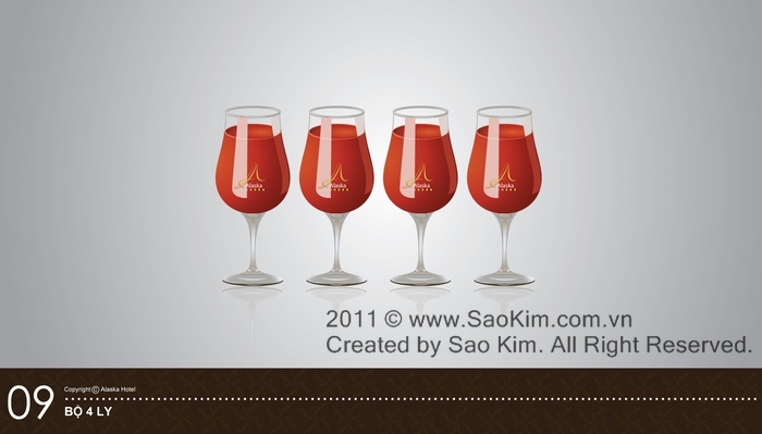 ALASKA HOTEL - Thiết kế nhận diện thương hiệu khách sạn 4* ALASKA HOTEL