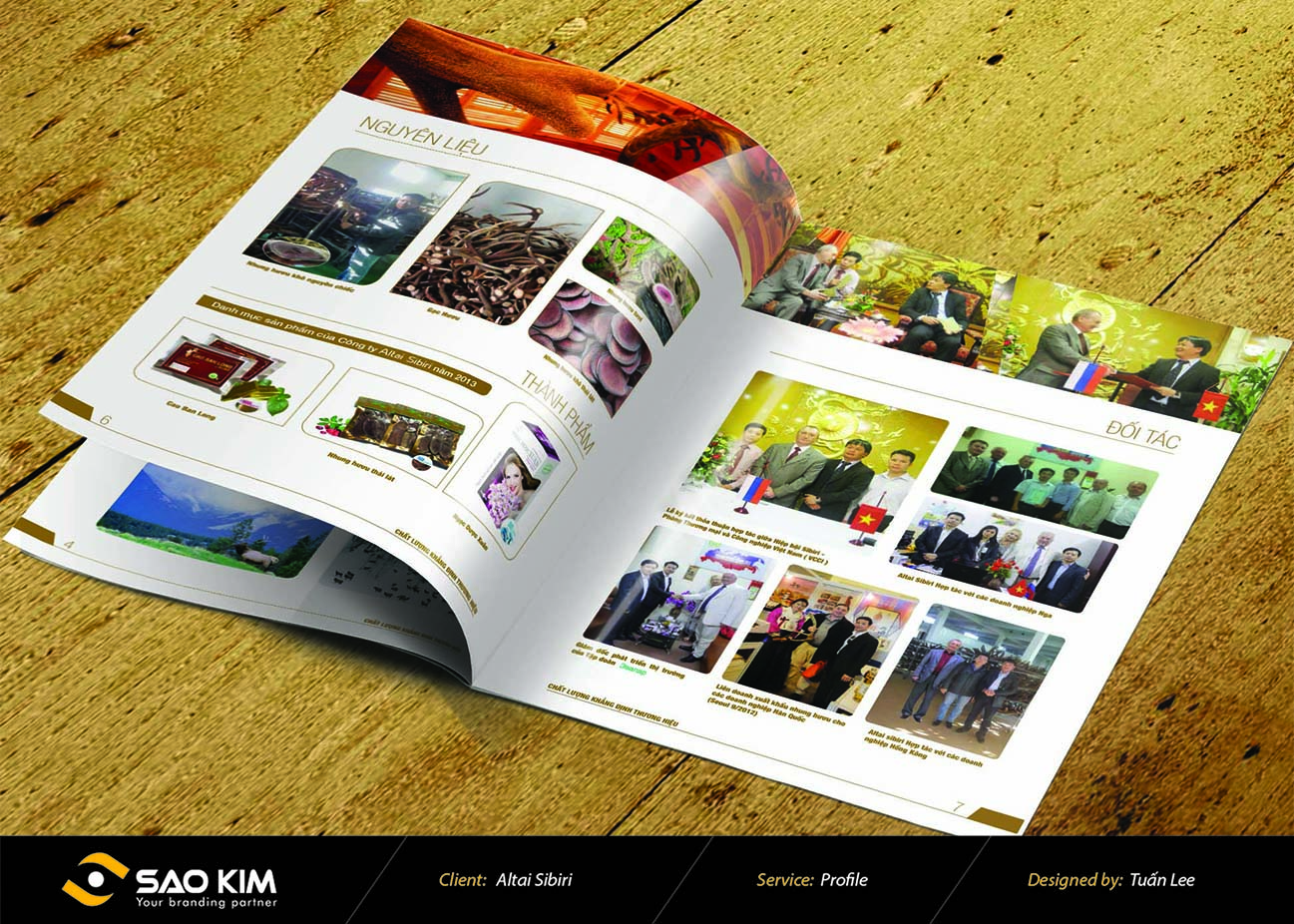 Altai Sibiri - Thiết kế brochure Altai Sibiri
