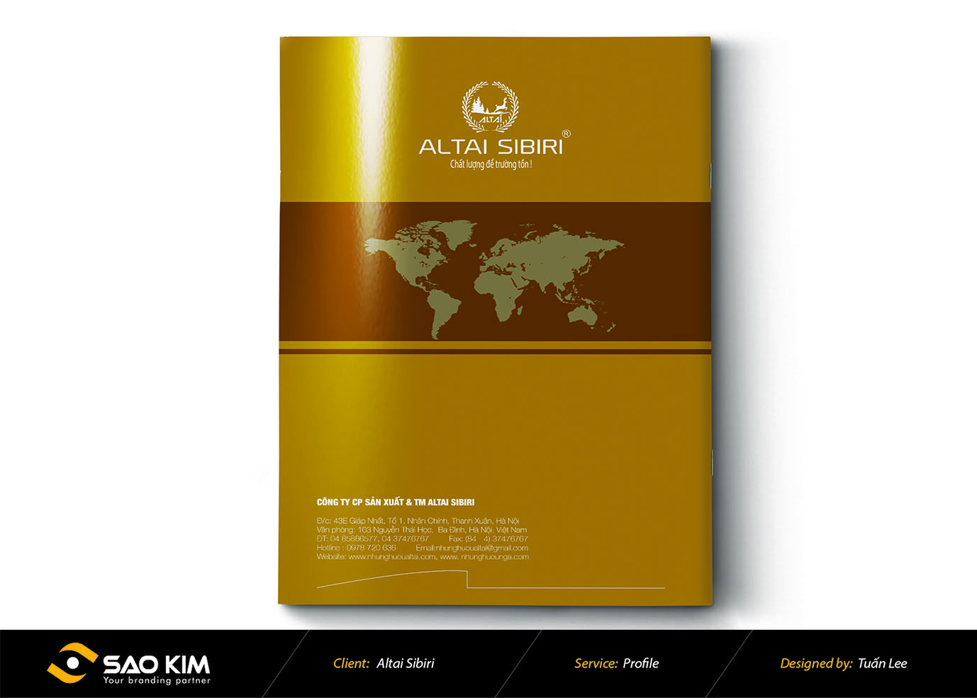 Altai Sibiri - Thiết kế brochure Altai Sibiri